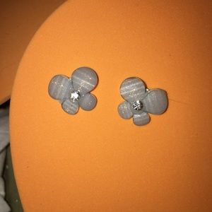 Blue butterfly earrings new